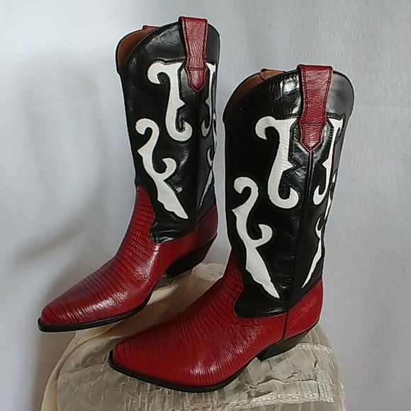nine west cowboy western boots